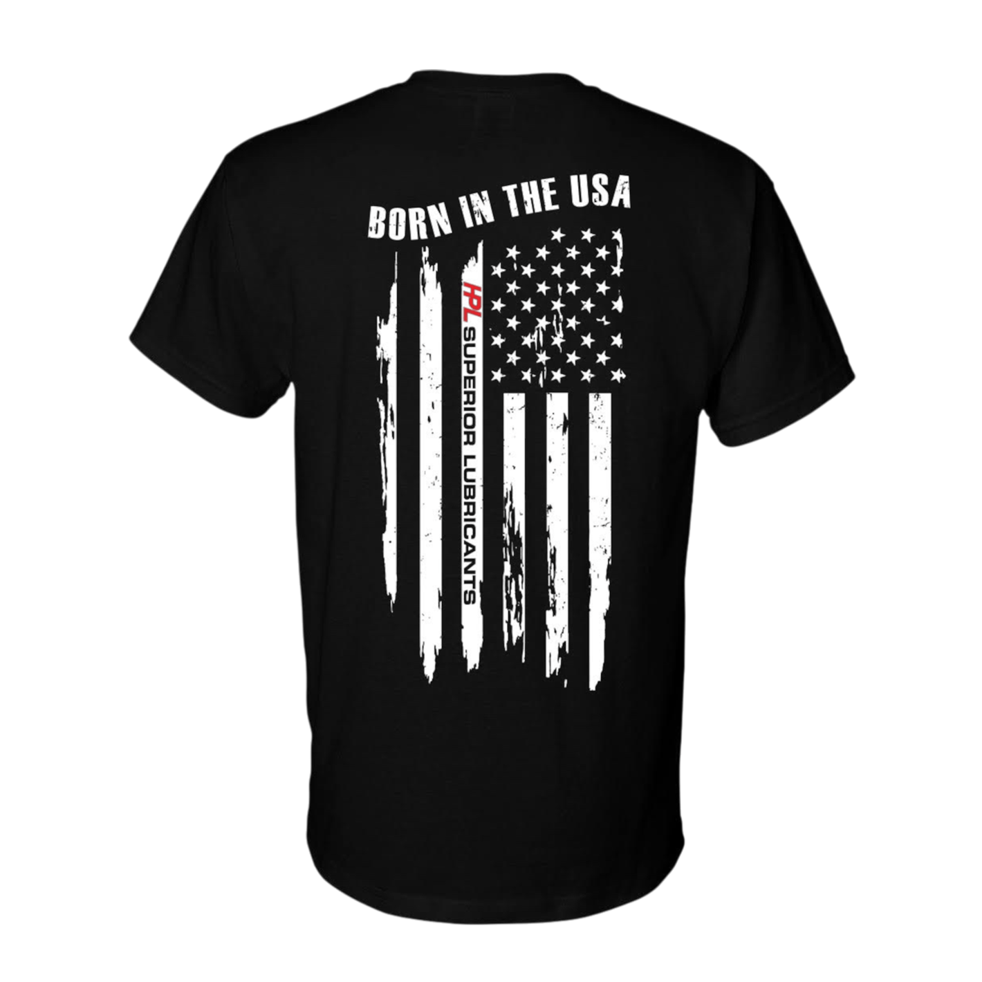 HPL Flag T-Shirt - HP Race Brands - HPL Superior Lubricants - Apparel & Merchandise