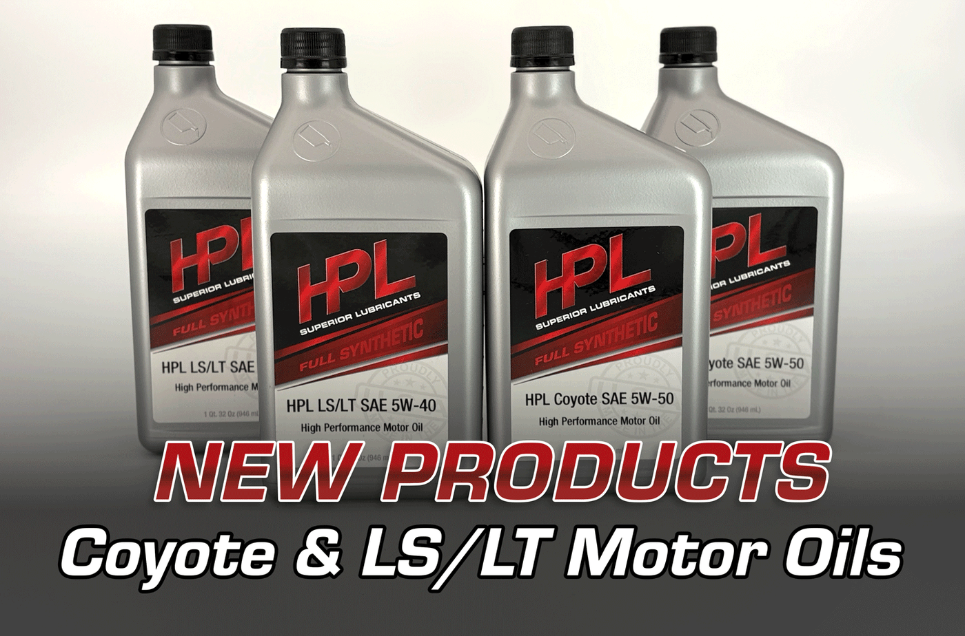 Coyote 5W-50 & LS/LT 5W-40 High Performance Motor Oils - HP Race Brands