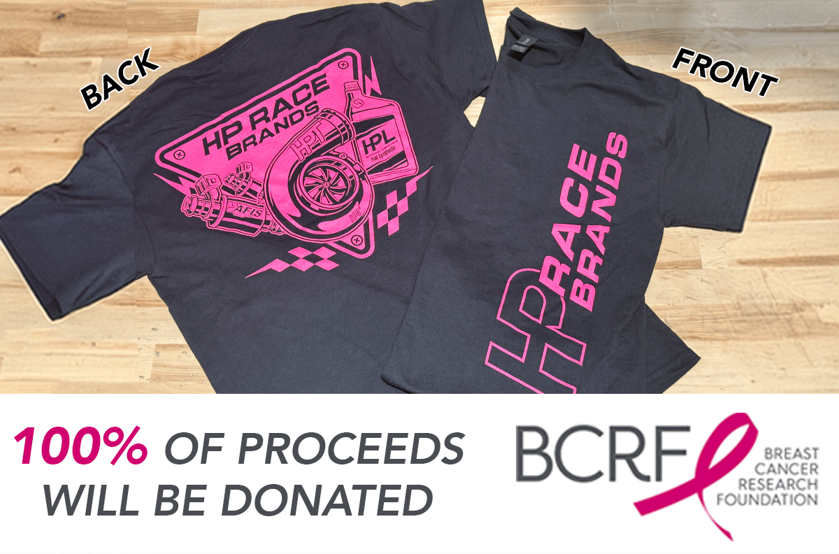 Shift into Pink: Limited Edition HP Race Brands Shirts Supporting BCRF - HP Race Brands