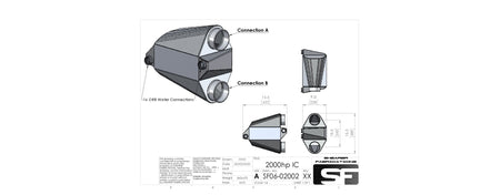 2000hp Single In/Out - HP Race Brands - Shearer Fabrications, Inc. - Intercooler