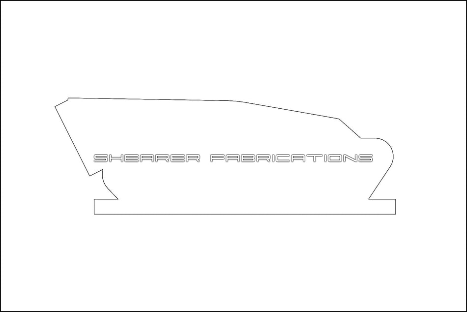 2d Template, Low Profile 1800hp - HP Race Brands - Shearer Fabrications, Inc. -