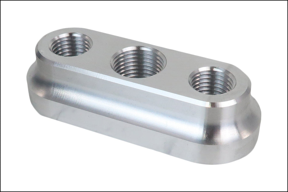 3 Port Billet Sensor Flange - HP Race Brands - Shearer Fabrications, Inc. - Intake Flange