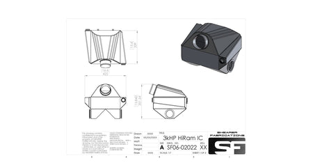 3000hp Dual In, Single Out - HP Race Brands - Shearer Fabrications, Inc. - Intercooler