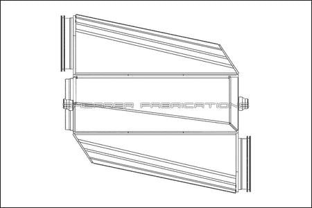 3000hp IC, Opposed Inlets - HP Race Brands - Shearer Fabrications, Inc. - Intercooler