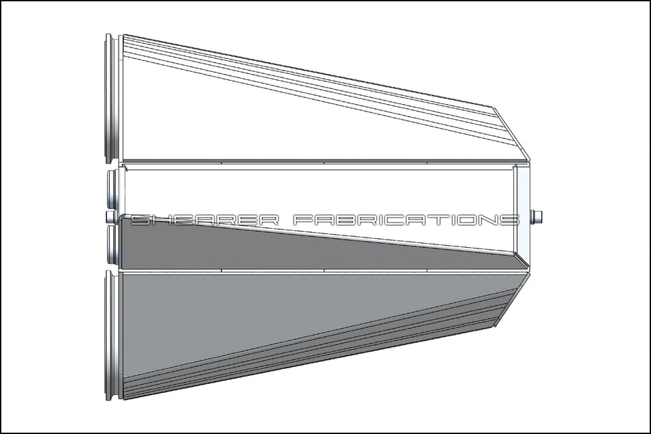 4000hp IC, 5" In/Out - HP Race Brands - Shearer Fabrications, Inc. - Intercooler