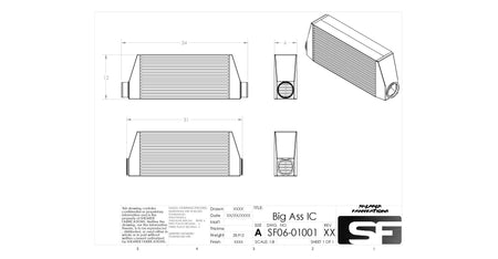 5th Gen Camaro Pro Series, 2000hp Intercooler - HP Race Brands - Shearer Fabrications, Inc. - Intercooler