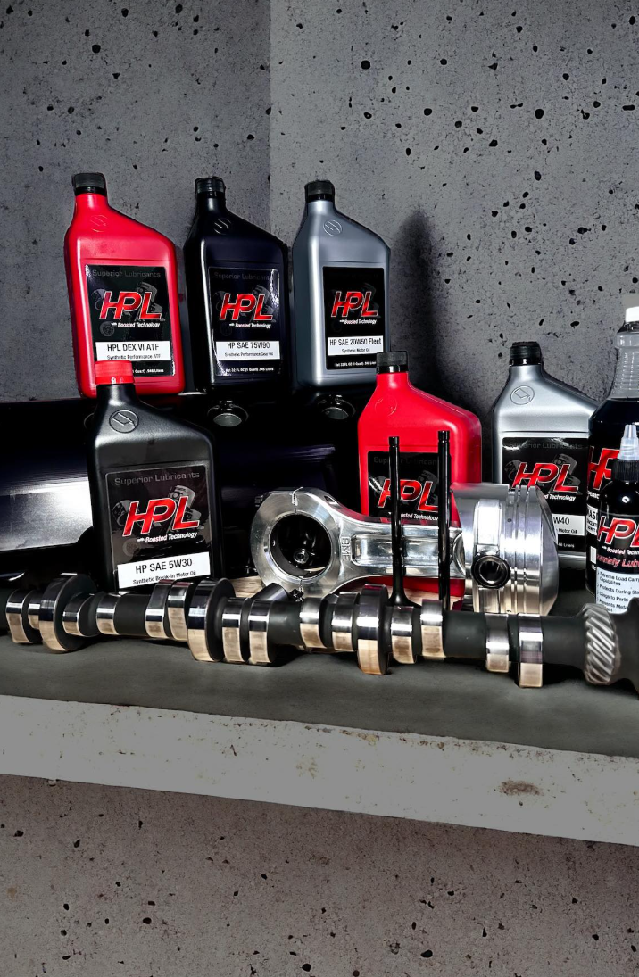 Collection of HPL Superior Lubricants Bottles