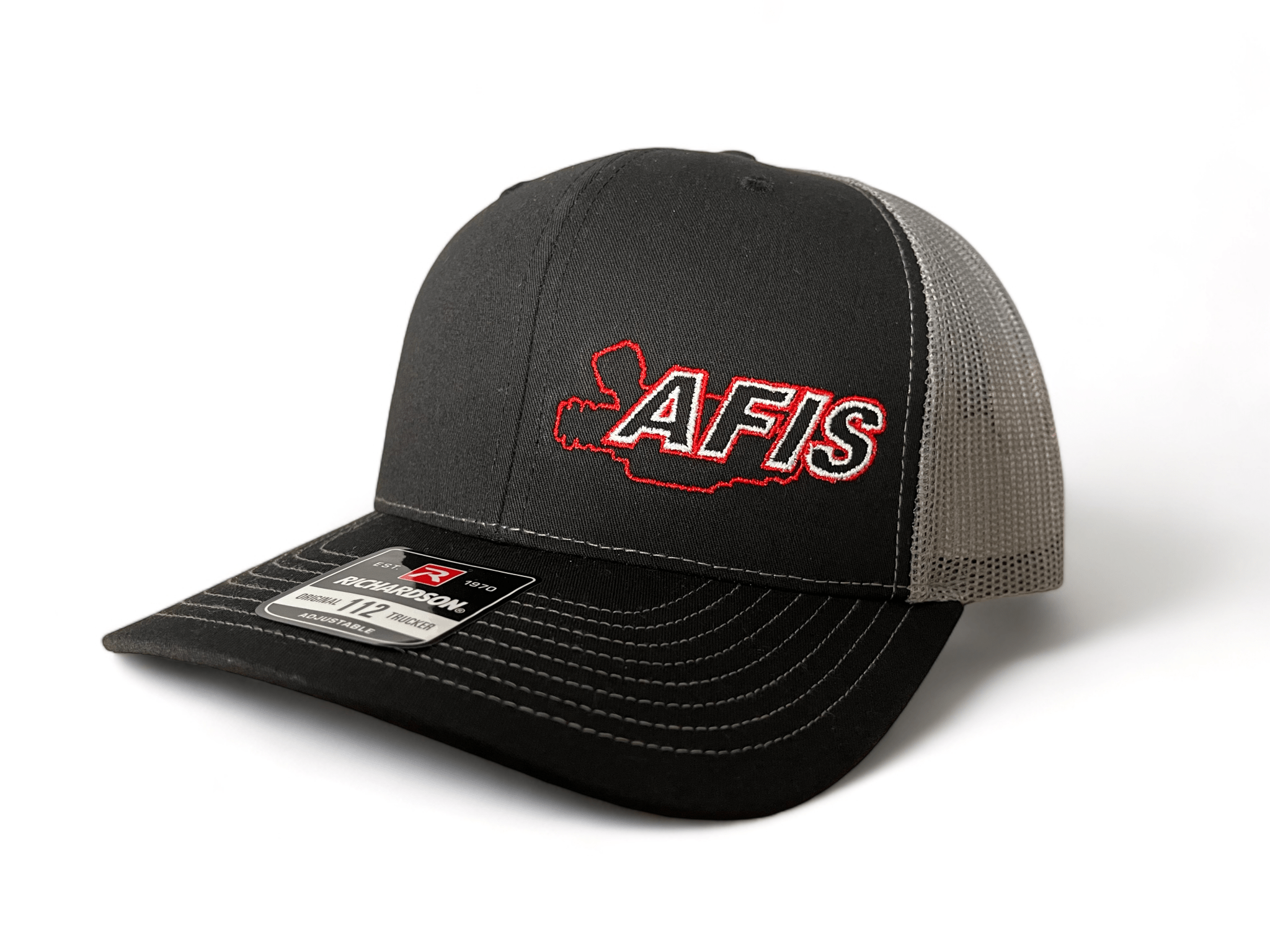 AFIS Black/Gray Snapback Hat - HP Race Brands - AFIS - Apparel & Merchandise