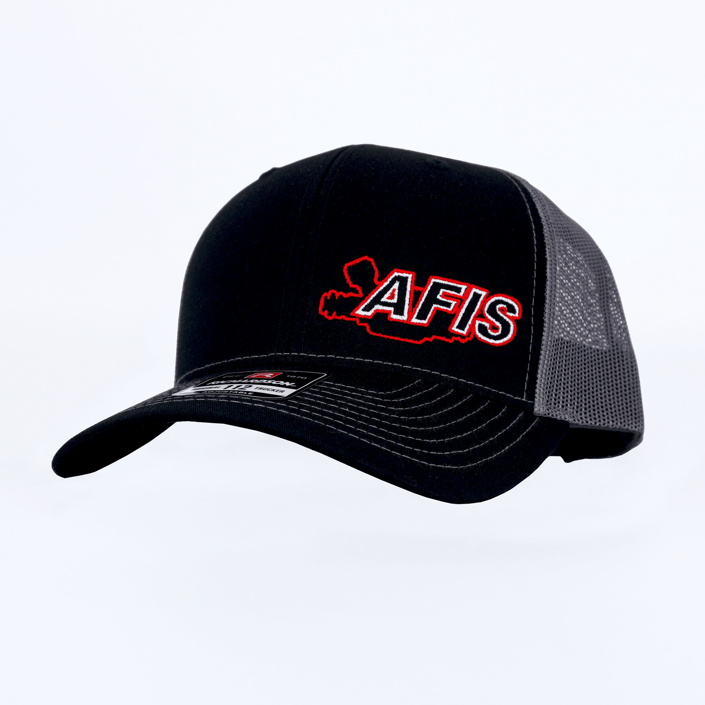 AFIS Black/Gray Snapback Hat - HP Race Brands - AFIS - Apparel & Merchandise