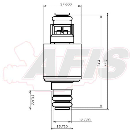 AFIS Gen2 800 lb/hr Injectors - HP Race Brands - AFIS - Fuel Injector
