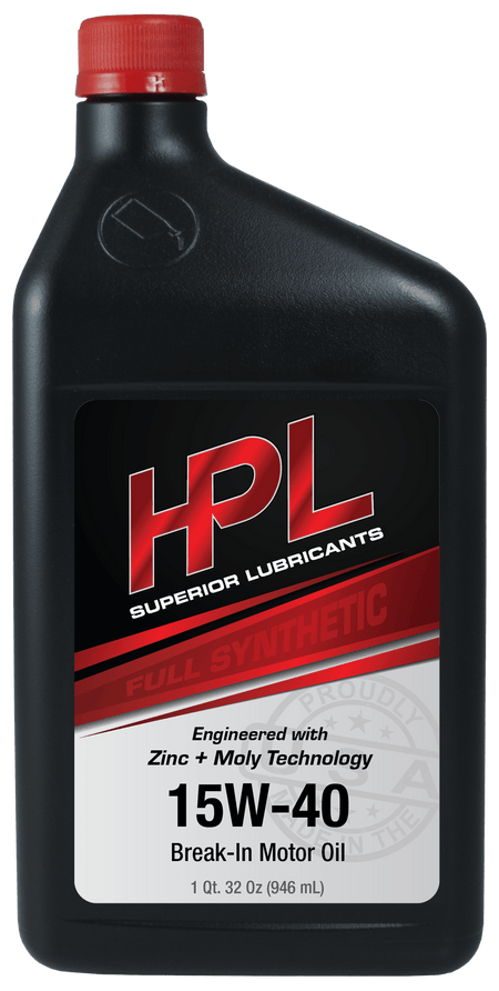 Break - In Motor Oil - HP Race Brands - HPL Superior Lubricants - Engine Oil