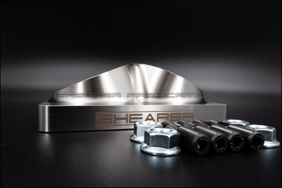 Canted Inlet T6 Open, Dual 2.5" - HP Race Brands - Shearer Fabrications, Inc. - Turbo Flange