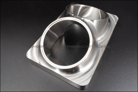 Canted Inlet T6 Open, Dual 2.5" - HP Race Brands - Shearer Fabrications, Inc. - Turbo Flange