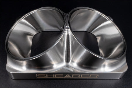 Canted Inlet T6 Open, Dual 3" - HP Race Brands - Shearer Fabrications, Inc. - Turbo Flange