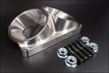 Canted Inlet T6 Open, Dual 3" - HP Race Brands - Shearer Fabrications, Inc. - Turbo Flange