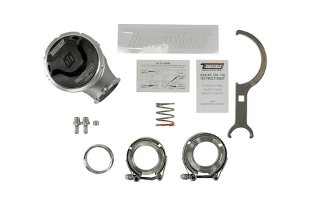 GenV HyperGate45CG ‘Compressed Gas’ 5psi External Wastegate (Black) - HP Race Brands - Turbosmart - Wastegate