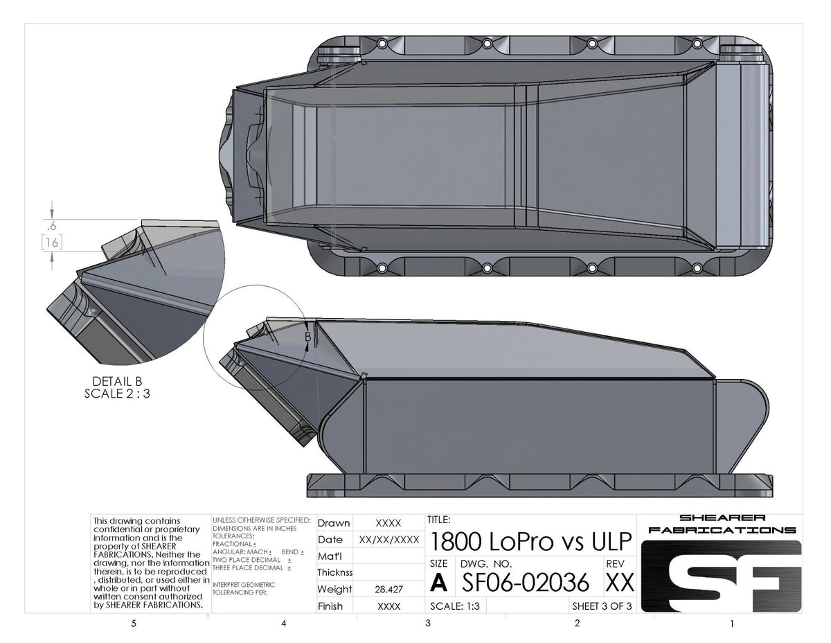 Hi-Ram ULP Intercooler, 1800hp - HP Race Brands - Shearer Fabrications, Inc. - Intercooler