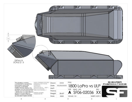 Hi-Ram ULP Intercooler, 1800hp - HP Race Brands - Shearer Fabrications, Inc. - Intercooler