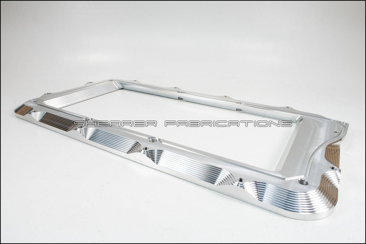 HiRam to Edelbrock BBC Adapter Plate - HP Race Brands - Shearer Fabrications, Inc. - Intake Adapter