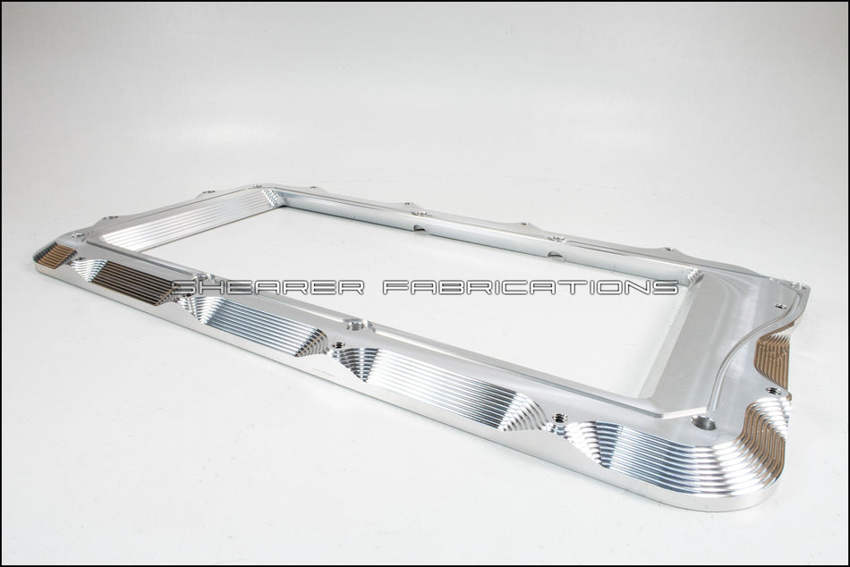HiRam to Edelbrock BBC Adapter Plate - HP Race Brands - Shearer Fabrications, Inc. - Intake Adapter