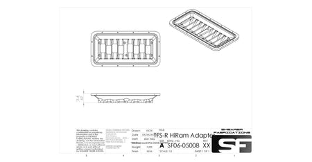 HiRam to TFSR Adapter - HP Race Brands - Shearer Fabrications, Inc. - Intake Adapter
