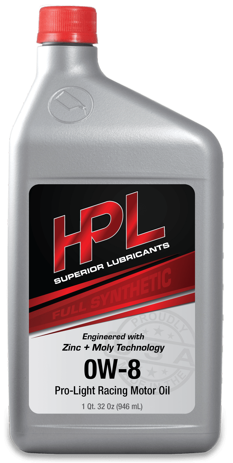 HPL 0W8 Pro - Light Racing Motor Oil - HP Race Brands - HPL Superior Lubricants - Engine Oil