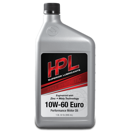 HPL 10W60 European Motor Oil - HP Race Brands - HPL Superior Lubricants - Engine Oil
