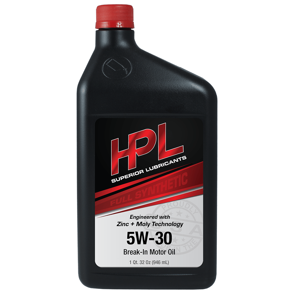HPL 5W30 Break - In Motor Oil - HP Race Brands - HPL Superior Lubricants - Engine Oil
