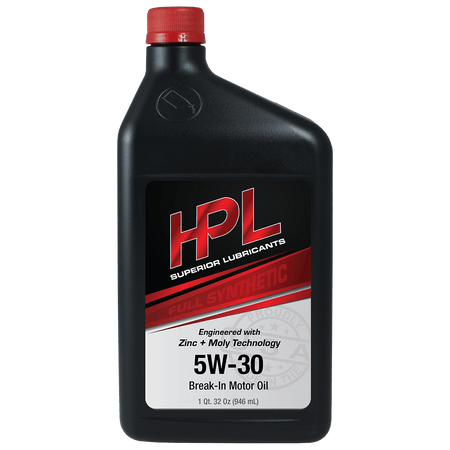 HPL 5W30 Break - In Motor Oil - HP Race Brands - HPL Superior Lubricants - Engine Oil