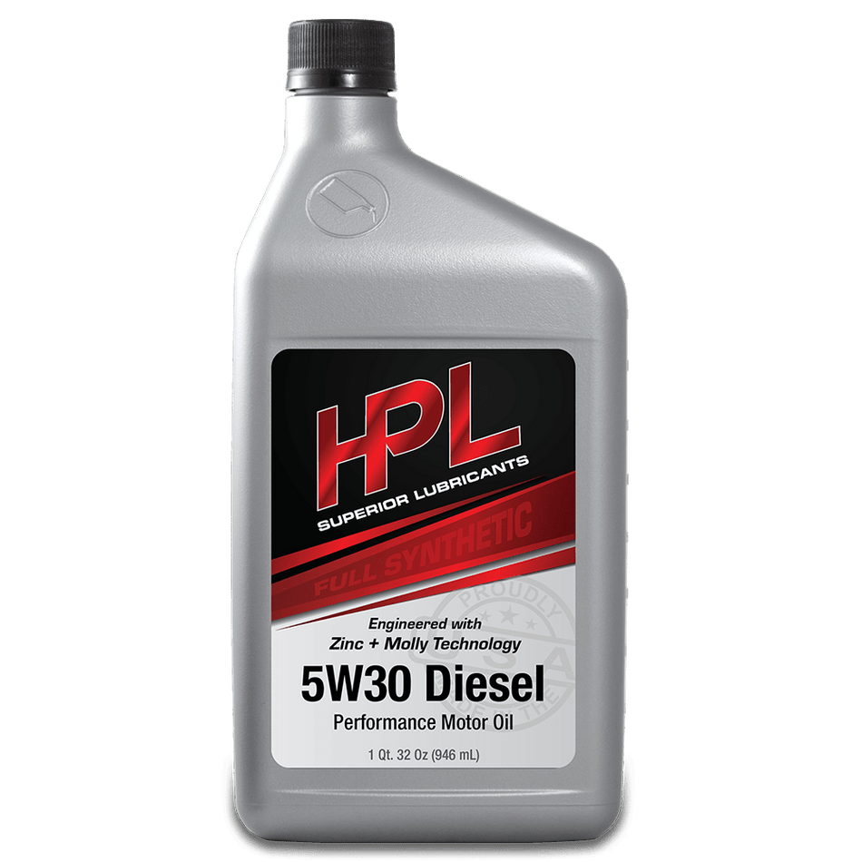 HPL 5W30 Diesel Motor Oil - HP Race Brands - HPL Superior Lubricants - Engine Oil