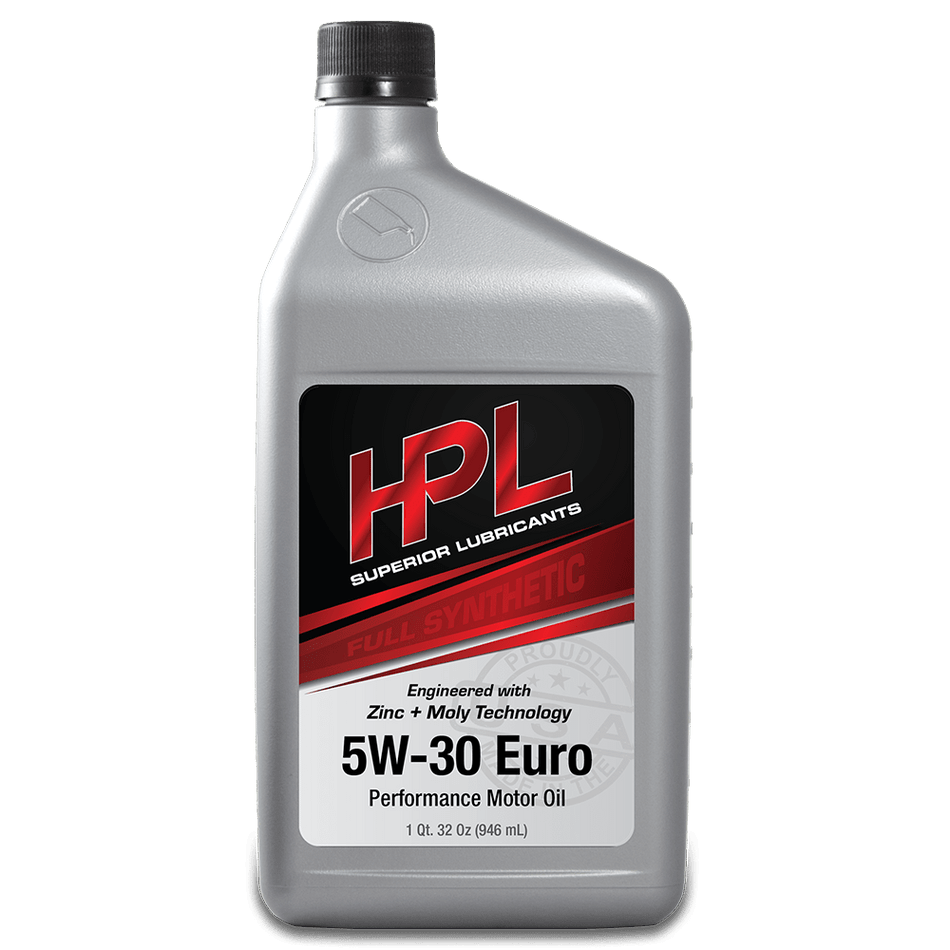 HPL 5W30 European Motor Oil - HP Race Brands - HPL Superior Lubricants - Engine Oil