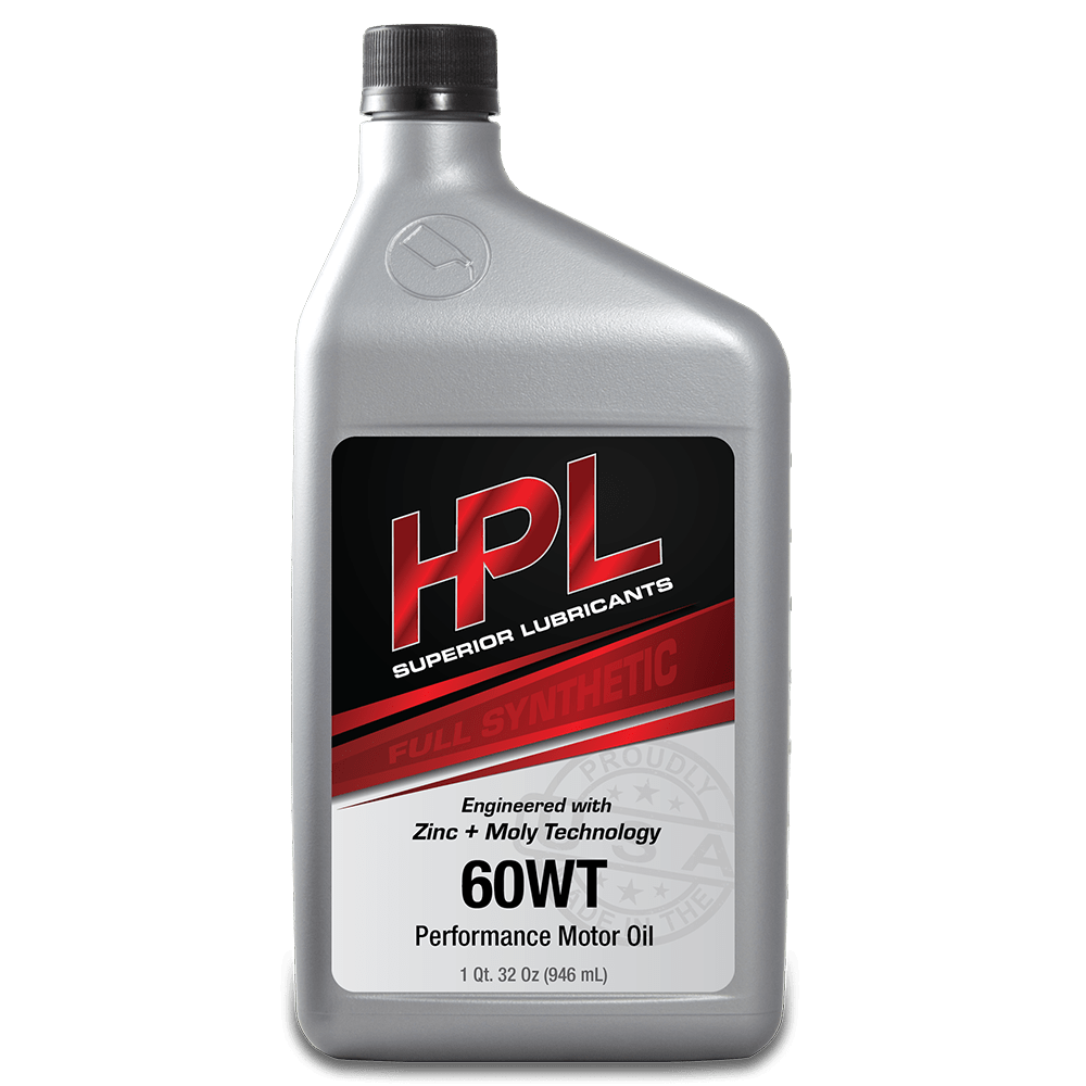 HPL 60WT High Performance Motor Oil - HP Race Brands - HPL Superior Lubricants - Engine Oil