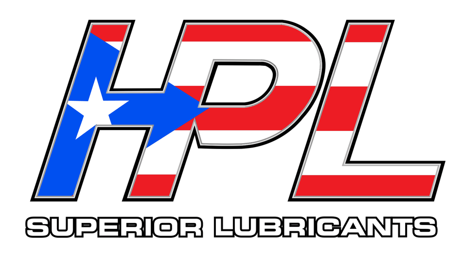 HPL Oil with Puerto Rico Flag Vinyl Decal - 12" - HP Race Brands - HPL Superior Lubricants - Apparel & Merchandise