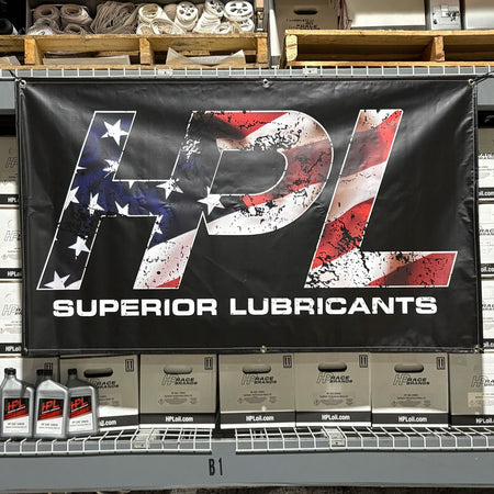 HPL USA Banner - 3' X 5' - HP Race Brands - HPL Superior Lubricants - Apparel & Merchandise