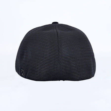 HPT Black/Gray Mesh Fitted Hat - HP Race Brands - HPT Turbo - Apparel & Merchandise