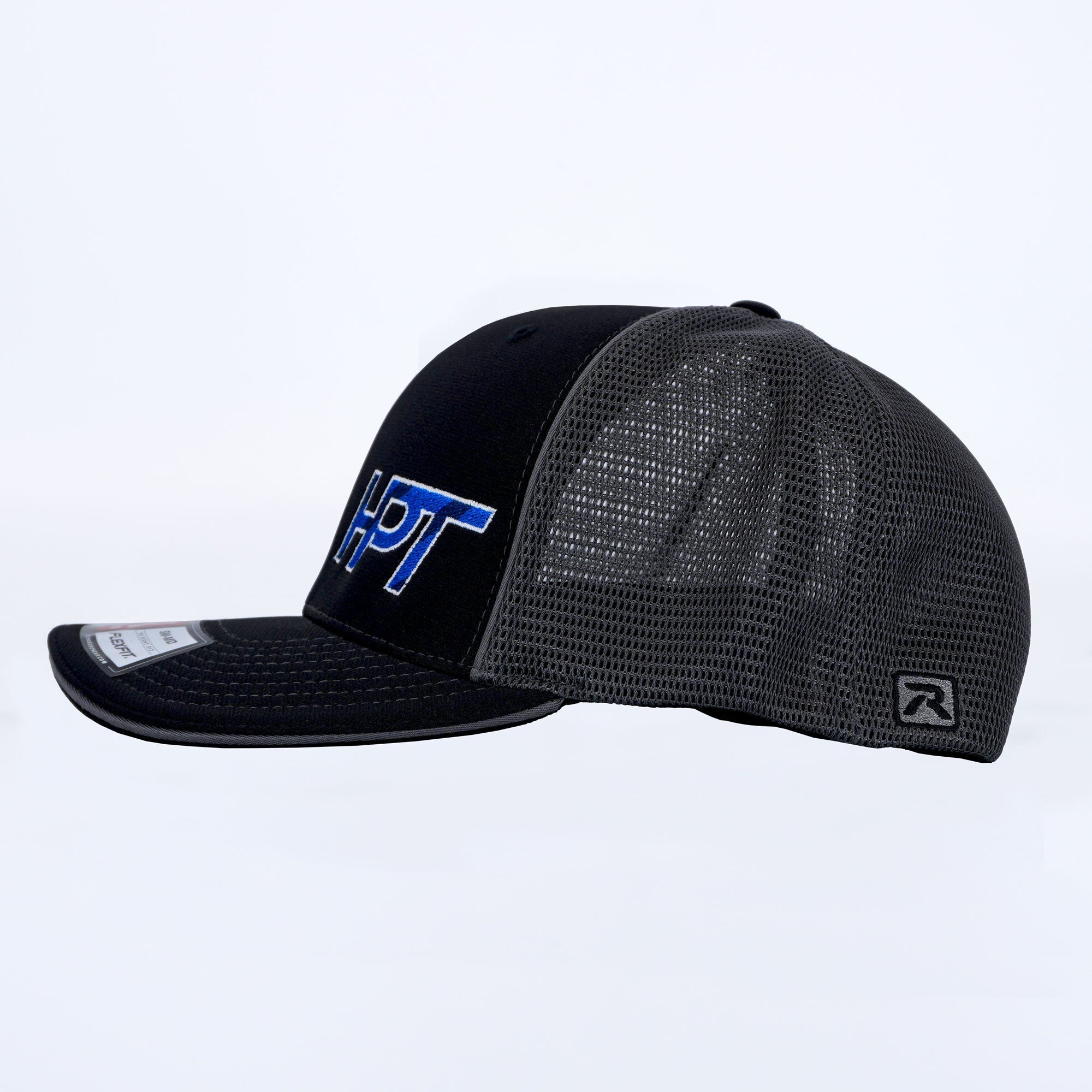 HPT Black/Gray Mesh Fitted Hat - HP Race Brands - HPT Turbo - Apparel & Merchandise