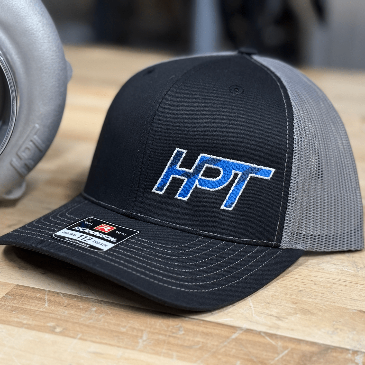 HPT Black/Gray Snapback Hat - HP Race Brands - HPT Turbo - Apparel & Merchandise
