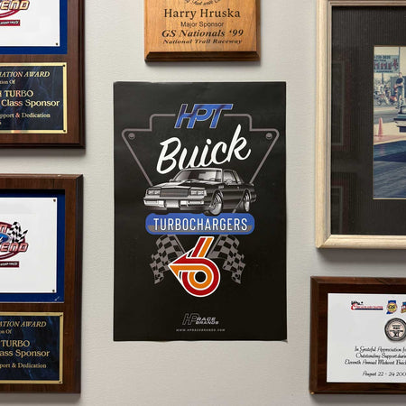HPT Buick Poster 12" x 18" - HP Race Brands - HPT Turbo - Apparel & Merchandise