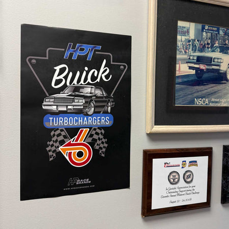 HPT Buick Poster 12" x 18" - HP Race Brands - HPT Turbo - Apparel & Merchandise