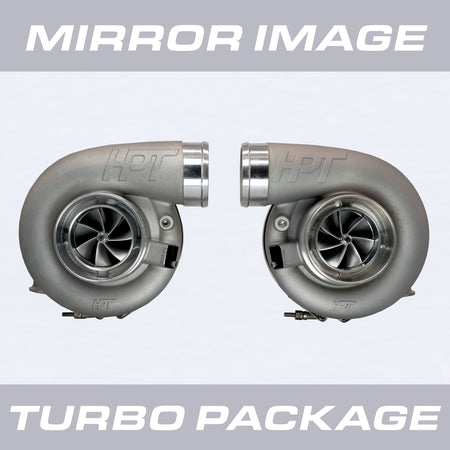 HPT F3 7170 Mirror Image Turbocharger Package (V-Band 0.96 A/R) - HP Race Brands - HPT Turbo - Turbocharger Package