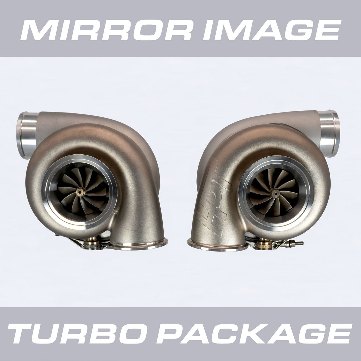 HPT F3 7170 Mirror Image Turbocharger Package (V-Band 0.96 A/R) - HP Race Brands - HPT Turbo - Turbocharger Package