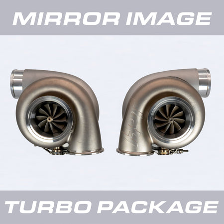 HPT F3 7170 Mirror Image Turbocharger Package (V-Band 0.96 A/R) - HP Race Brands - HPT Turbo - Turbocharger Package