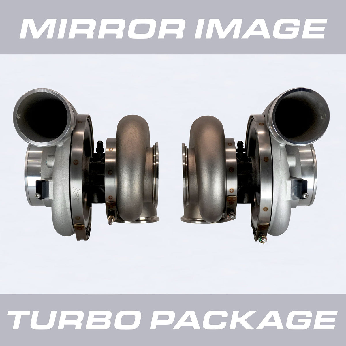 HPT F3 7170 Mirror Image Turbocharger Package (V-Band 0.96 A/R) - HP Race Brands - HPT Turbo - Turbocharger Package