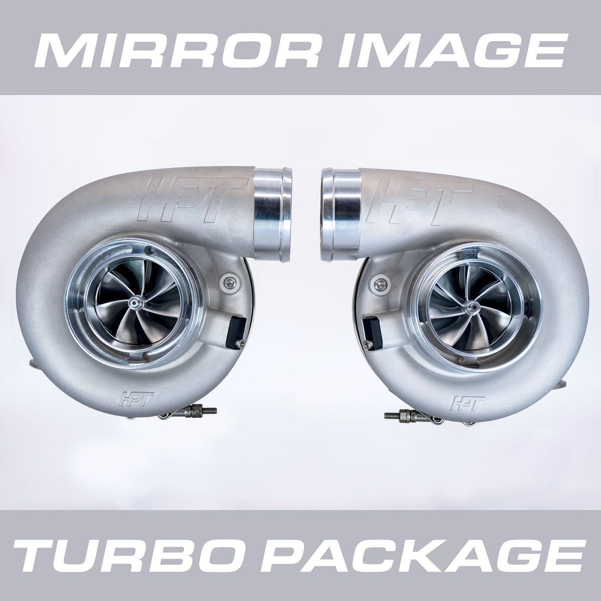 HPT F3 7275 Mirror Image Turbocharger Package (V - Band 0.96 A/R) - HP Race Brands - HPT Turbo - Turbocharger Package