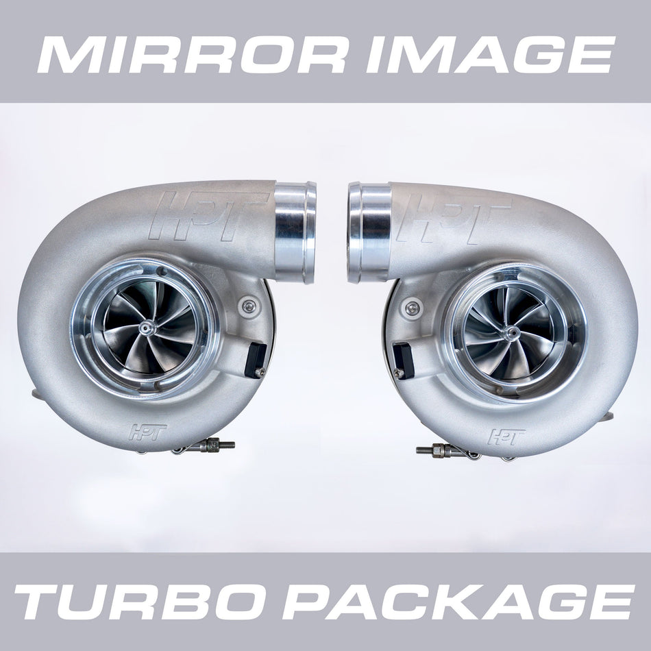 HPT F3 7275 Mirror Image Turbocharger Package (V - Band 0.96 A/R) - HP Race Brands - HPT Turbo - Turbocharger Package