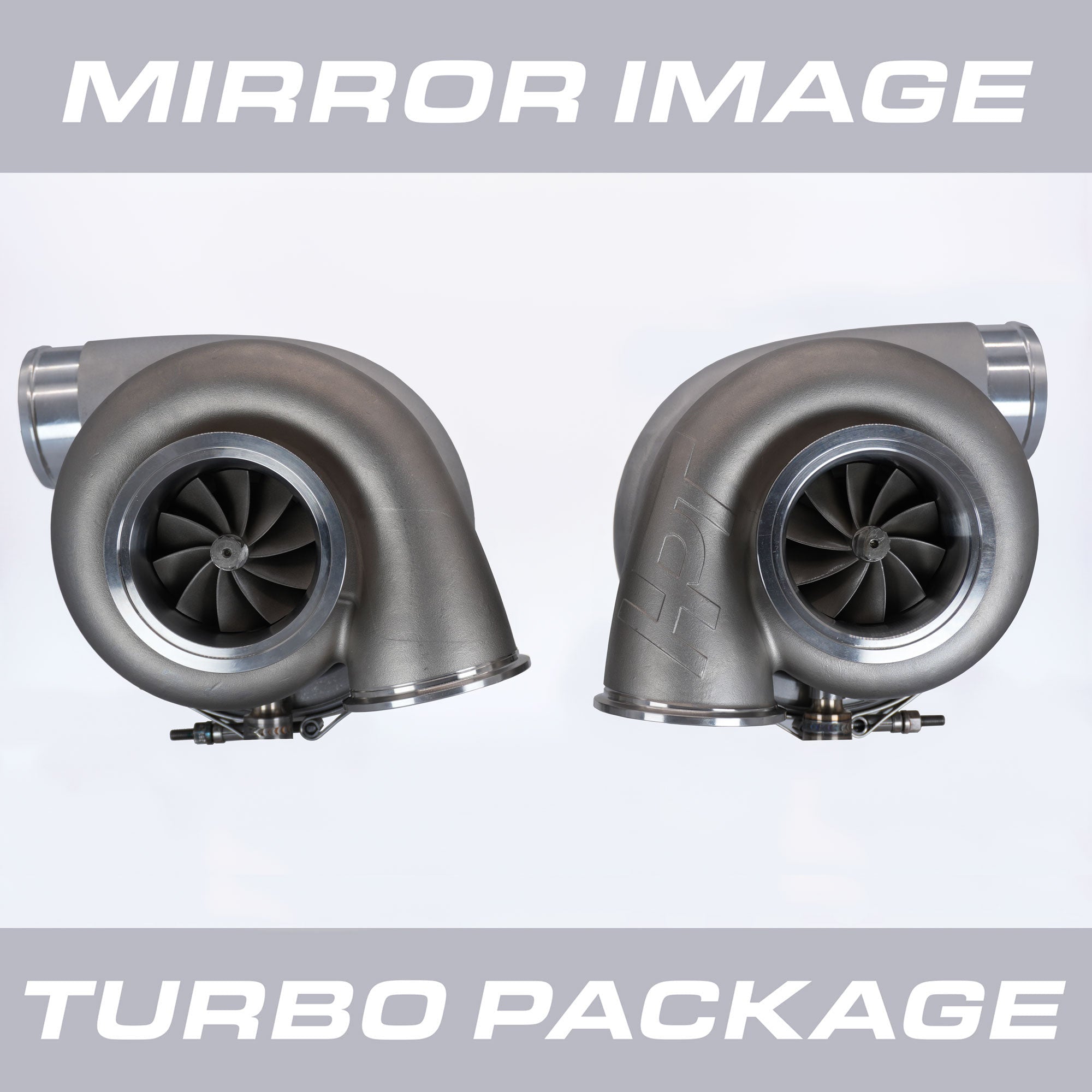 HPT F3 7275 Mirror Image Turbocharger Package (V - Band 0.96 A/R) - HP Race Brands - HPT Turbo - Turbocharger Package
