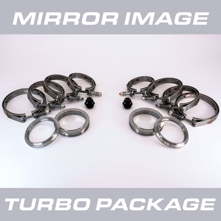 HPT F3 7275 Mirror Image Turbocharger Package (V - Band 0.96 A/R) - HP Race Brands - HPT Turbo - Turbocharger Package