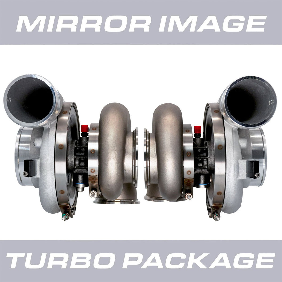 HPT F3 8280 Mirror Image Turbocharger Package (V - Band 0.96 A/R) - HP Race Brands - HPT Turbo - Turbocharger Package