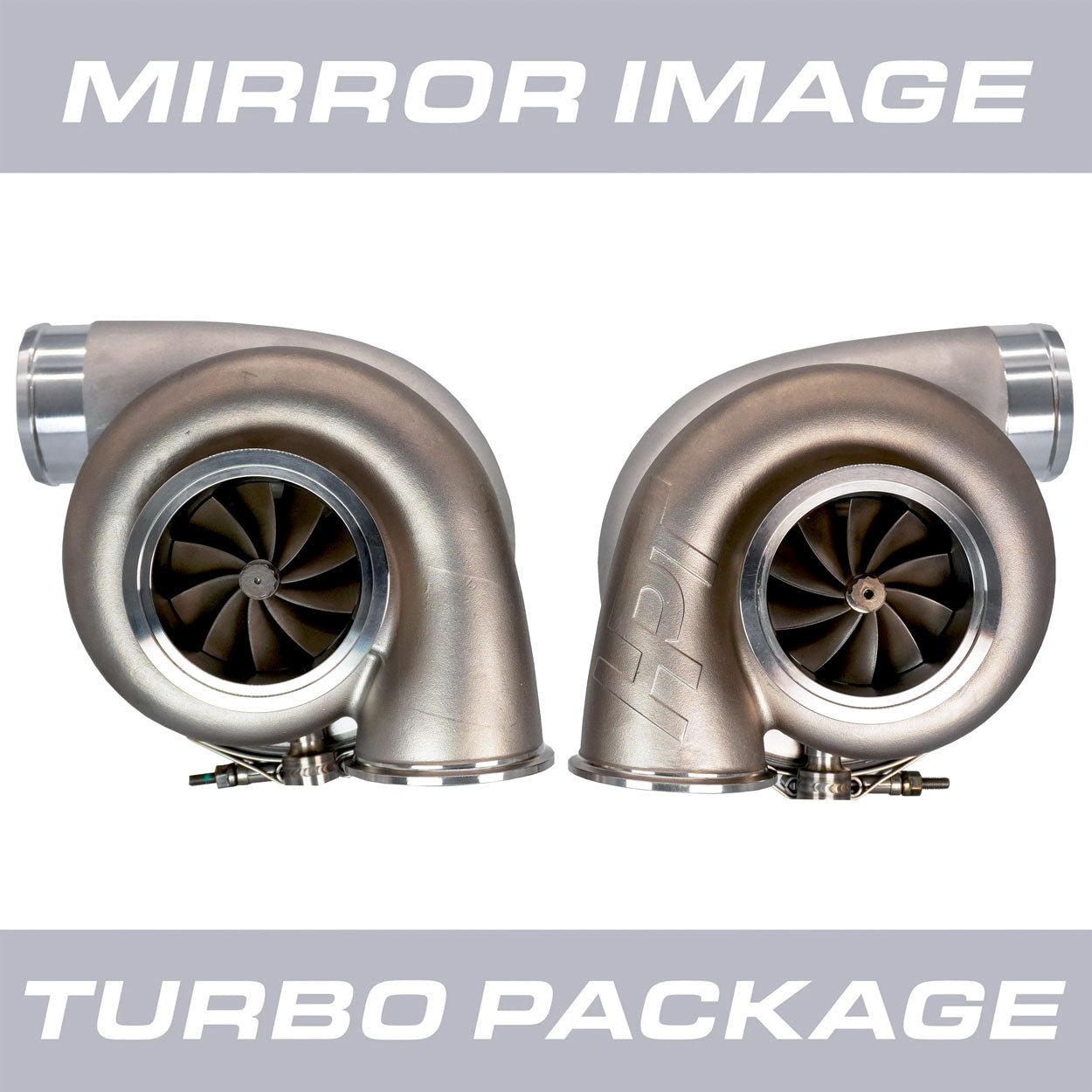 HPT F3 8280 Mirror Image Turbocharger Package (V - Band 0.96 A/R) - HP Race Brands - HPT Turbo - Turbocharger Package