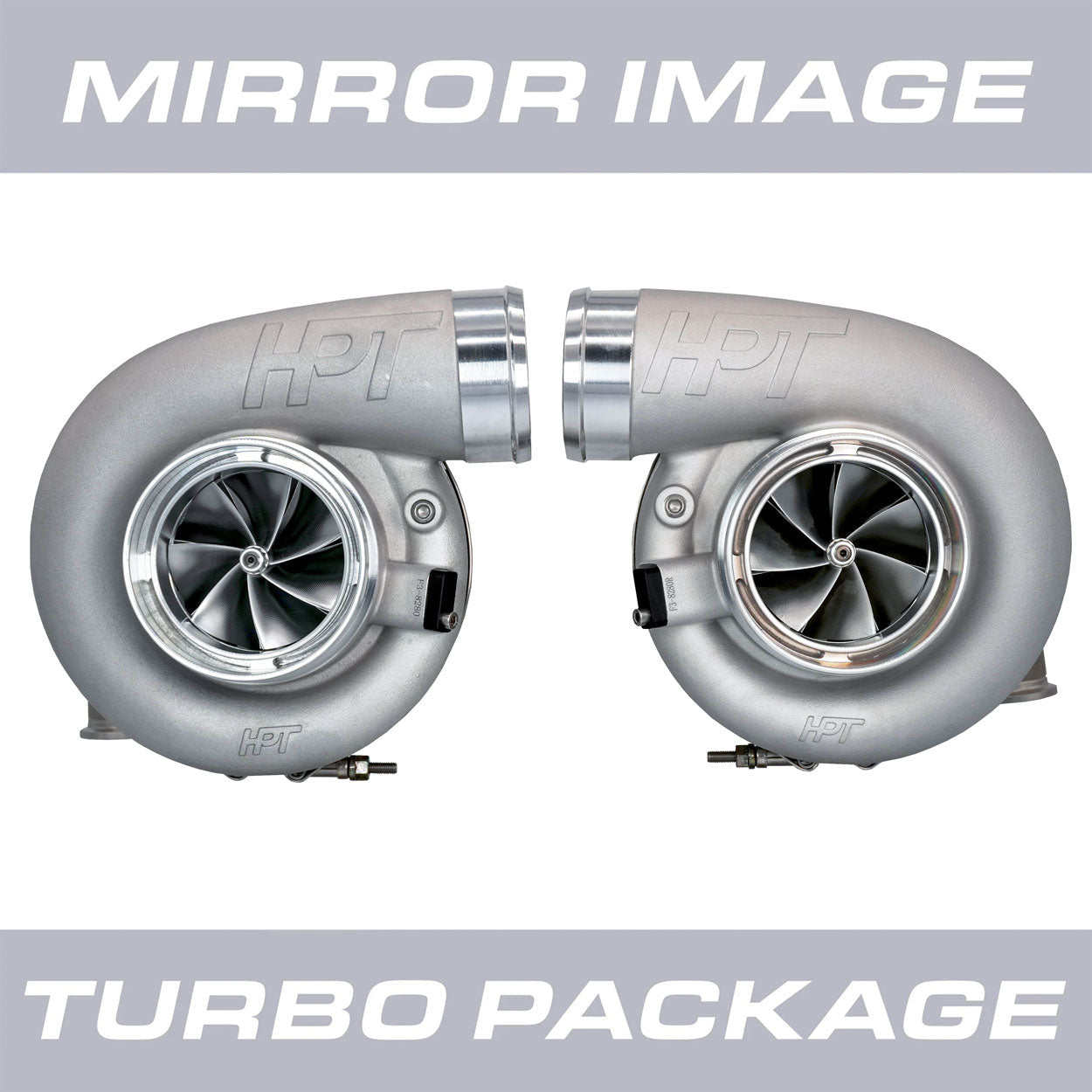 HPT F3 8280 Mirror Image Turbocharger Package (V - Band 0.96 A/R) - HP Race Brands - HPT Turbo - Turbocharger Package